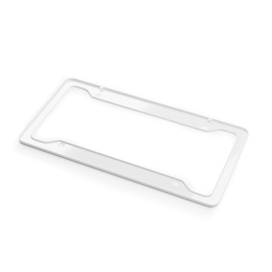 We Brake For Nobody license plate frame