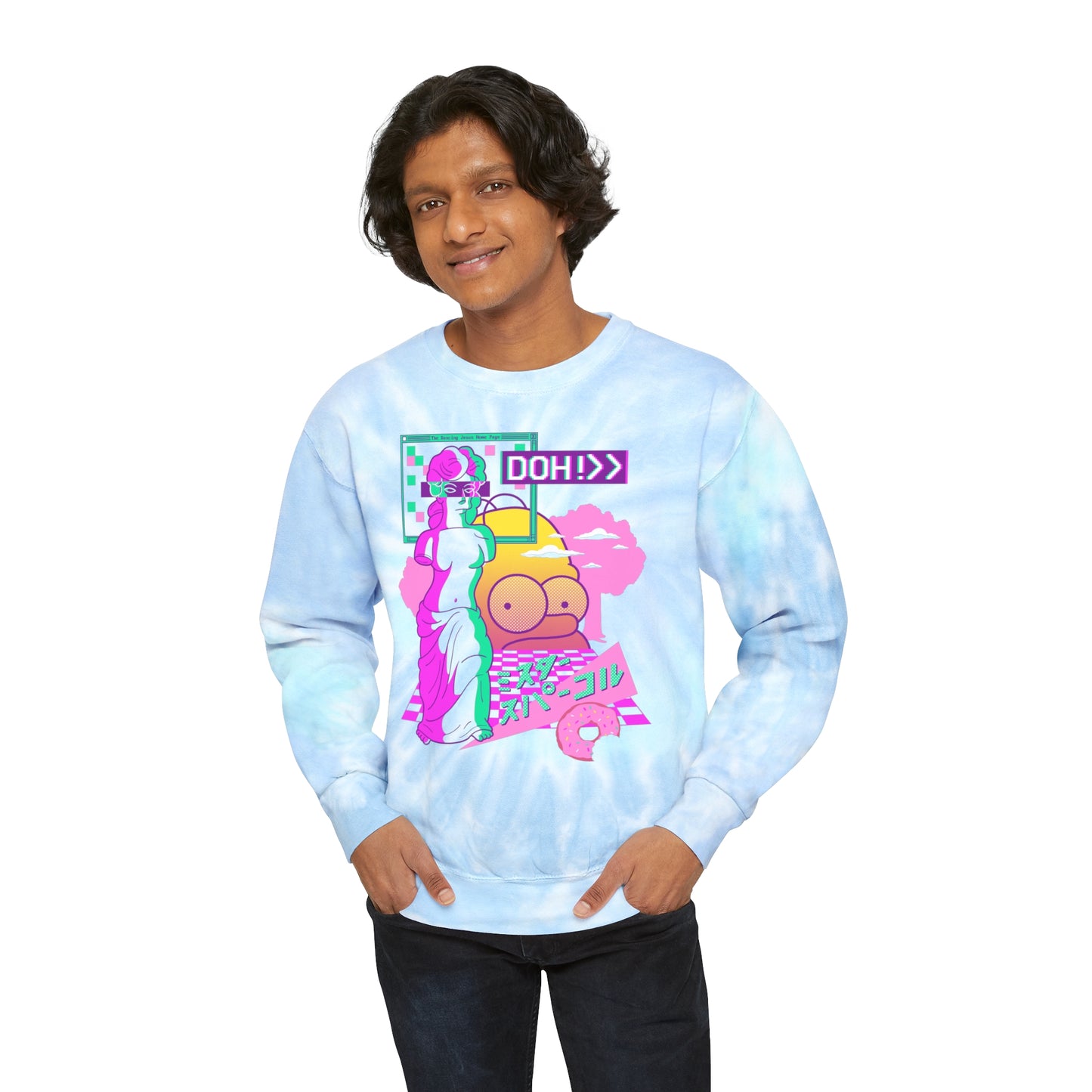 Vapor De Milo tie-dye sweatshirt