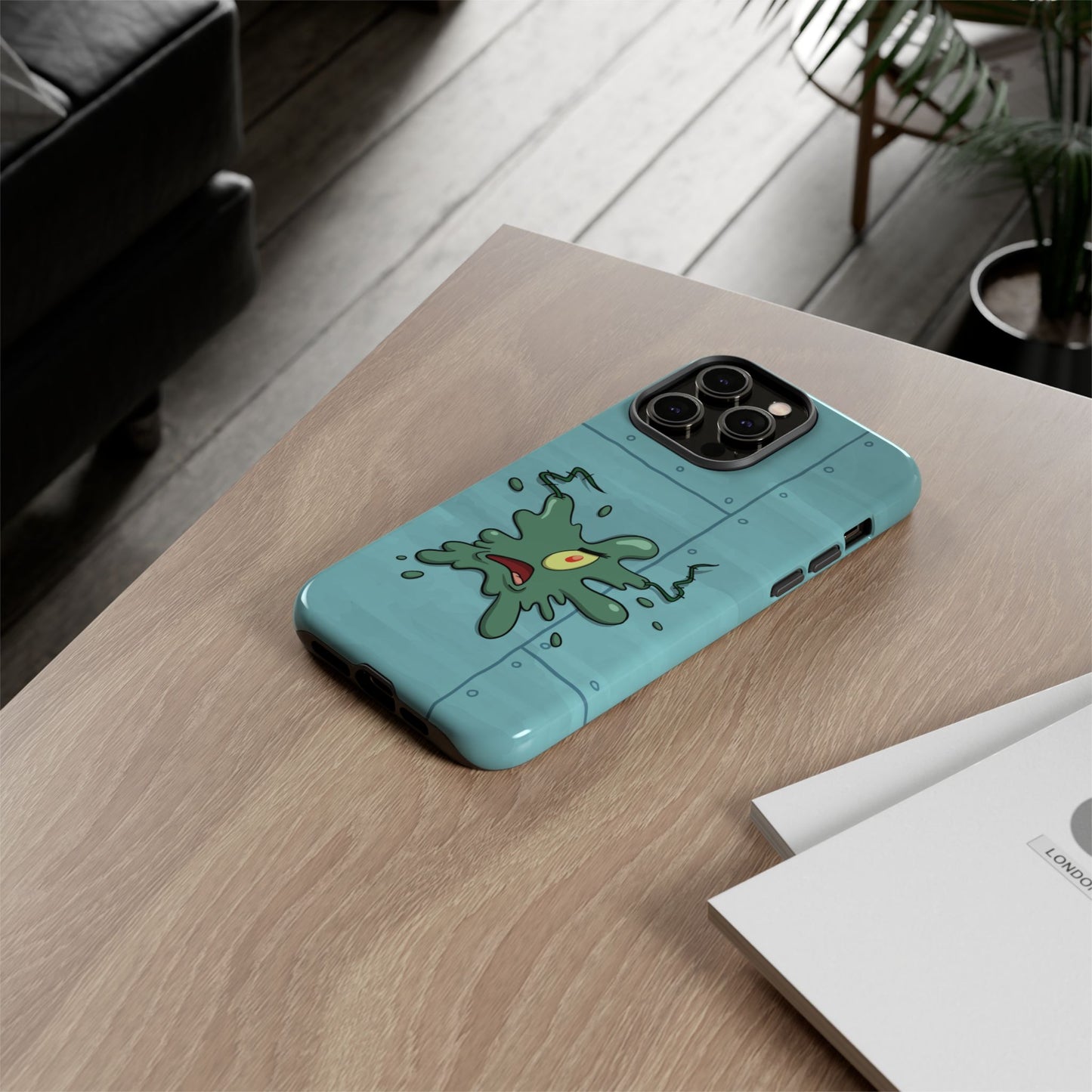 Walking the Plankton iphone case