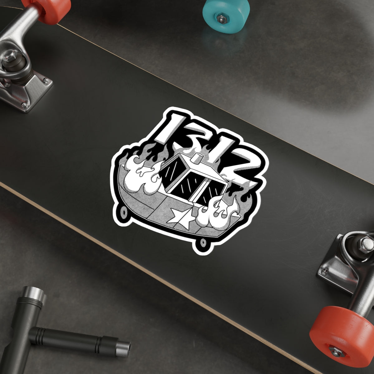 SB-1312 vinyl sticker