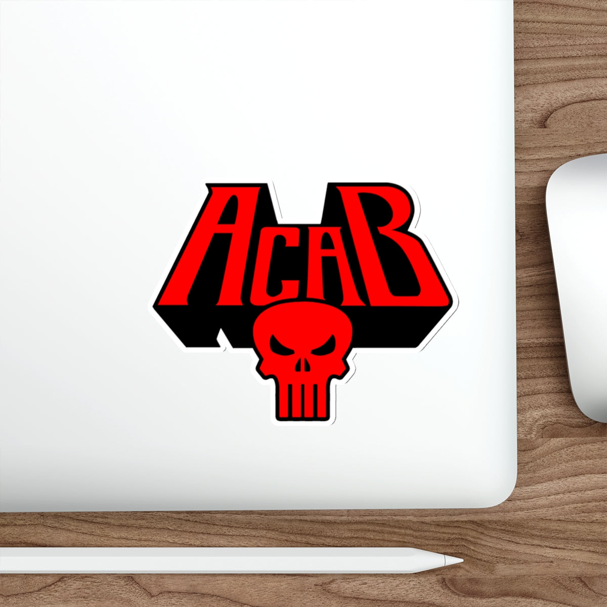 Archaic Corrupt And Broken RED vinyl sticker
