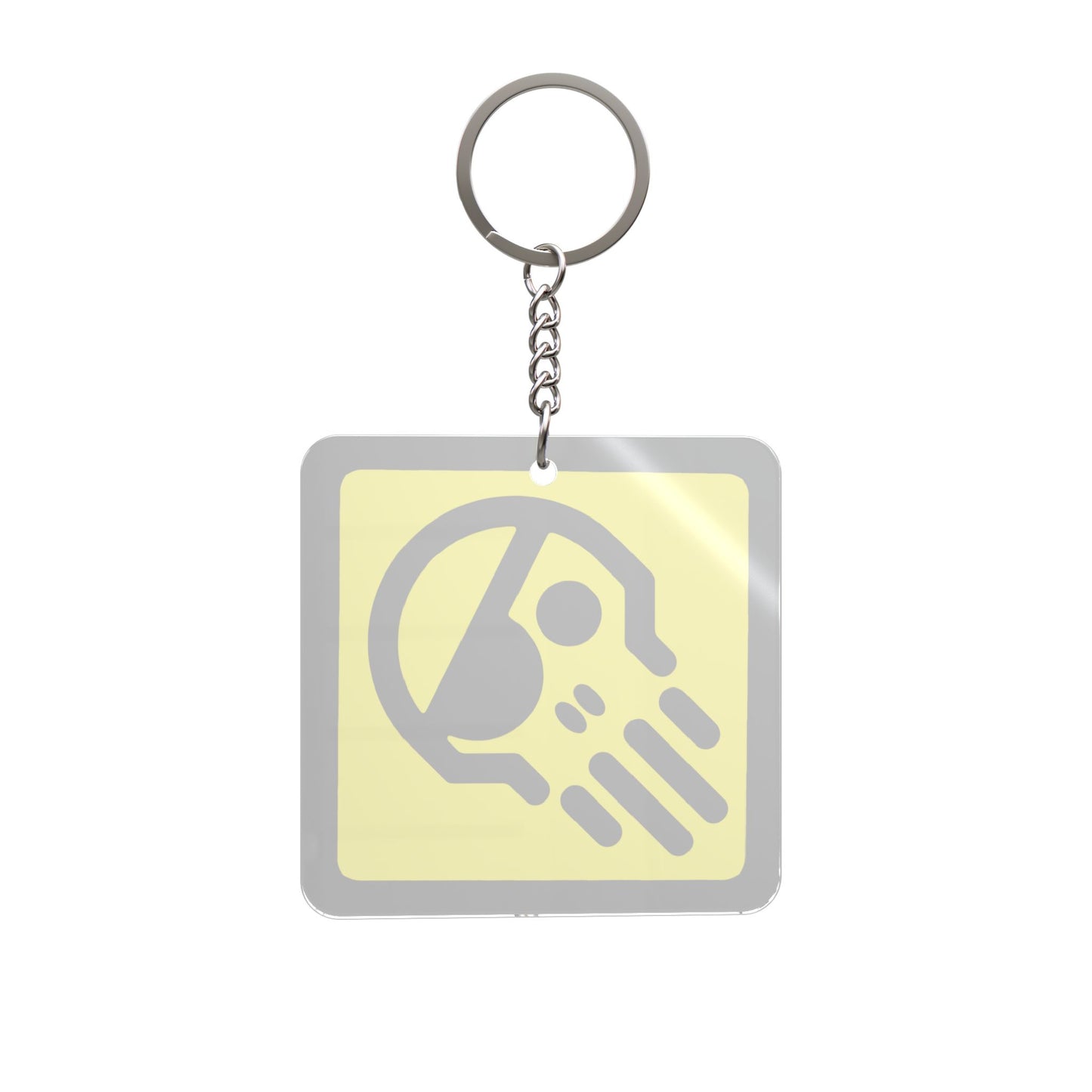Crash Override acrylic keychain