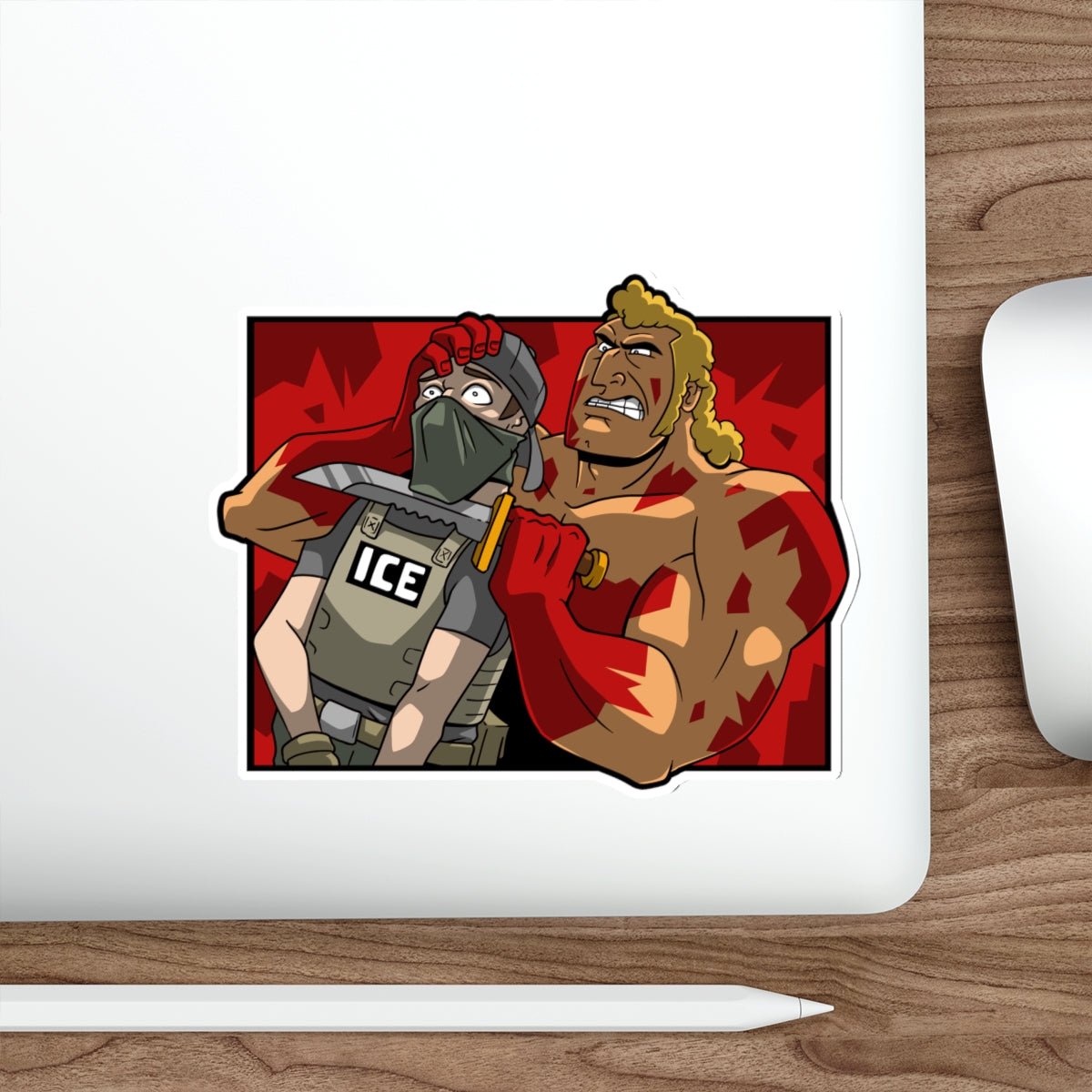 Brock ICE ALT vinyl sticker