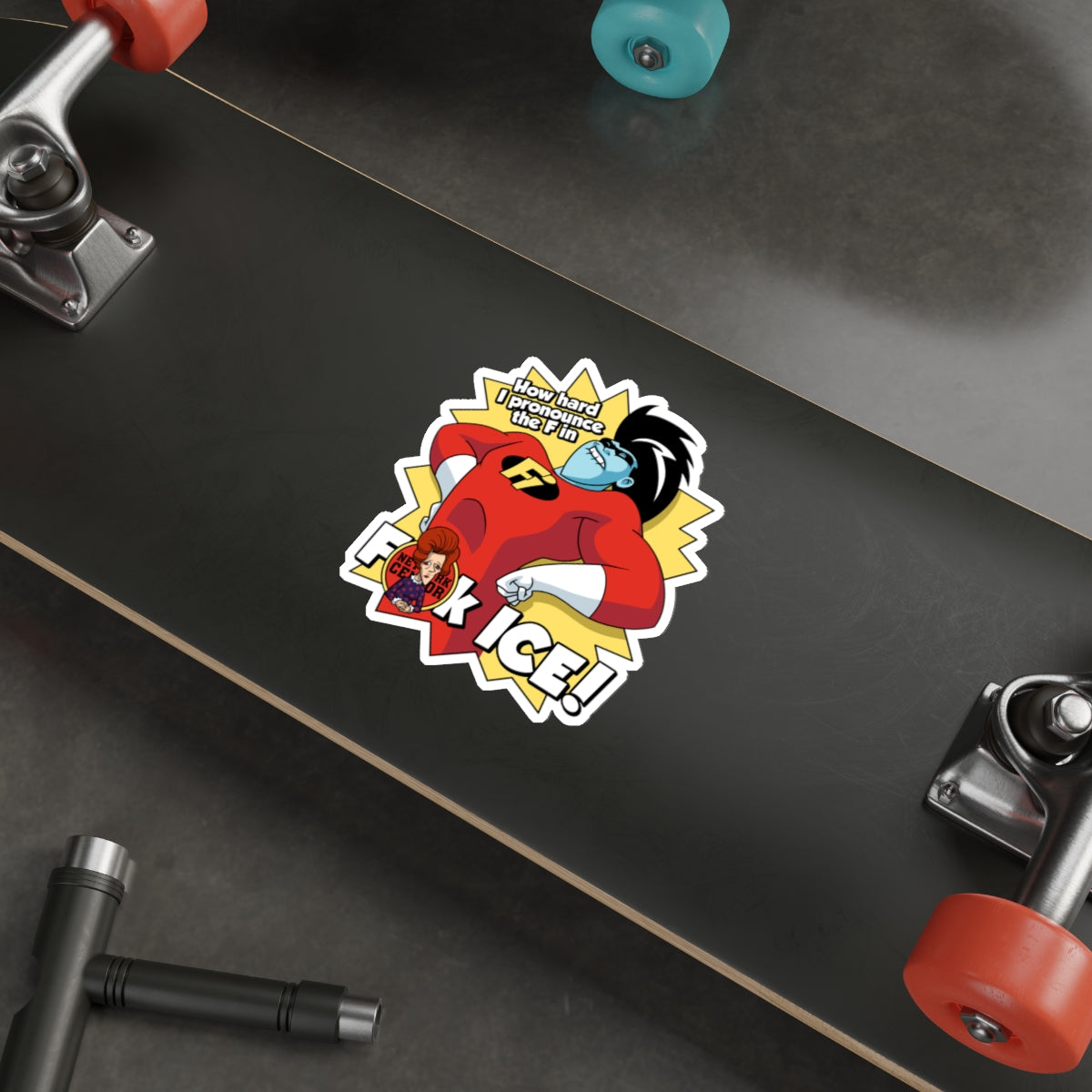 Eff ICE-azoid vinyl sticker