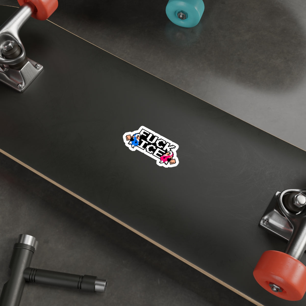 Eff ICE Climber vinyl sticker