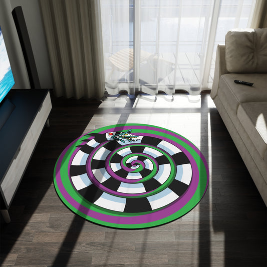 Sandworm round rug
