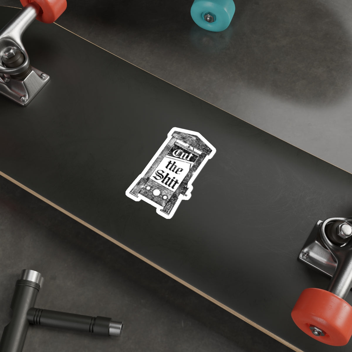 Cut the Shi*t vinyl sticker