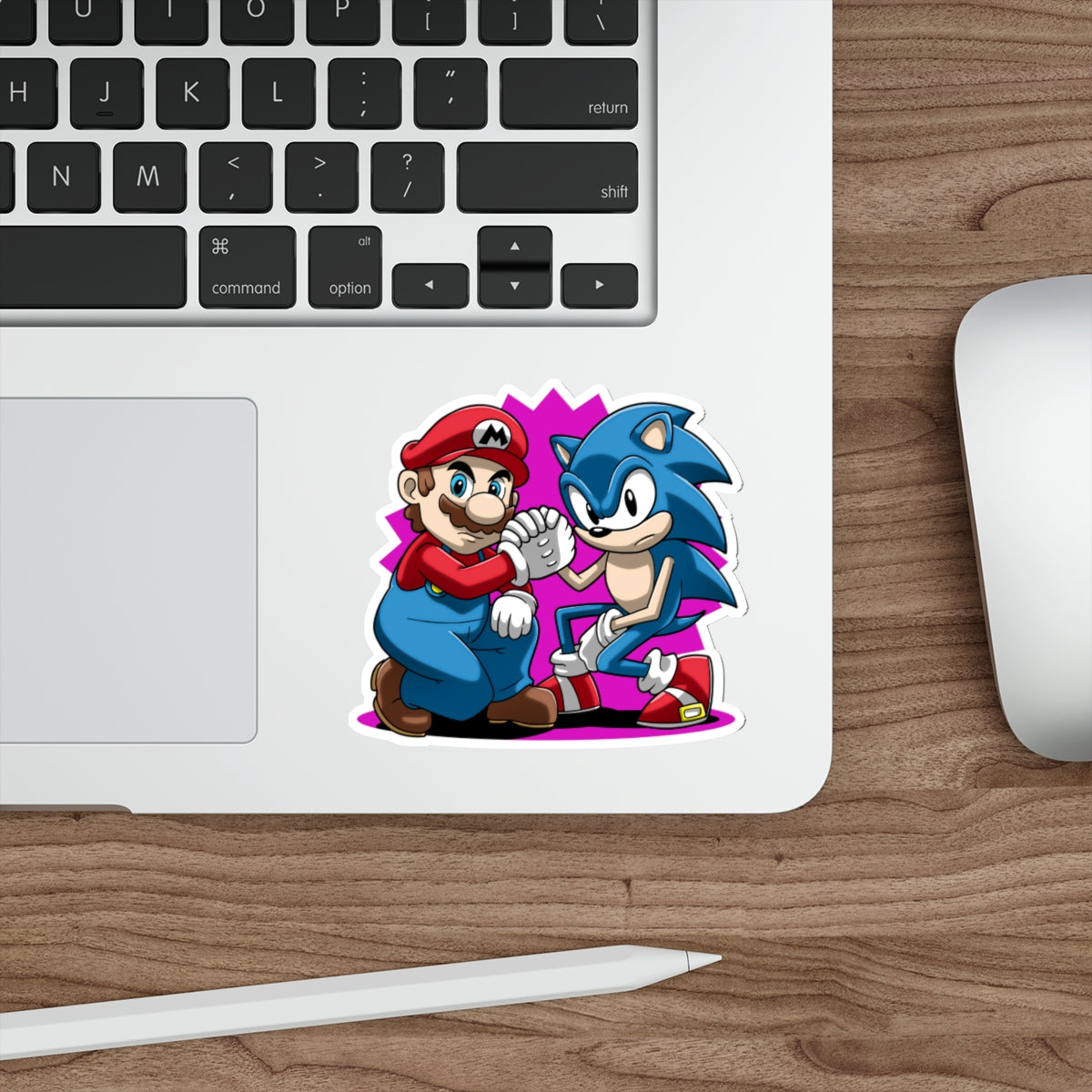 Mascot Squat vinyl sticker
