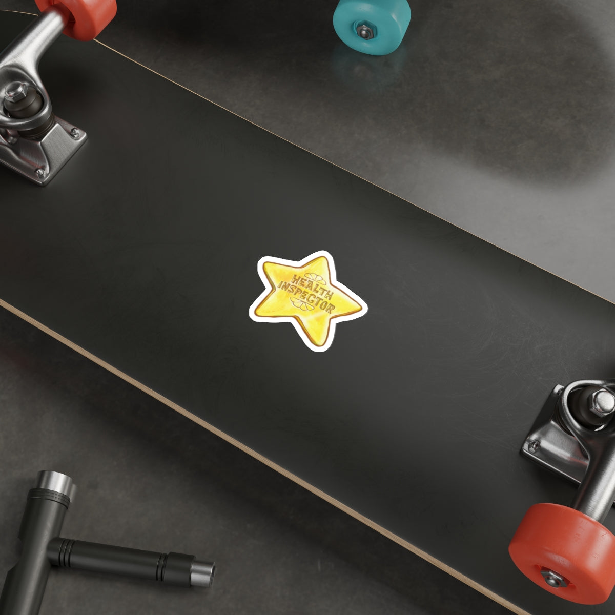 BB Health Inspector vinyl sticker