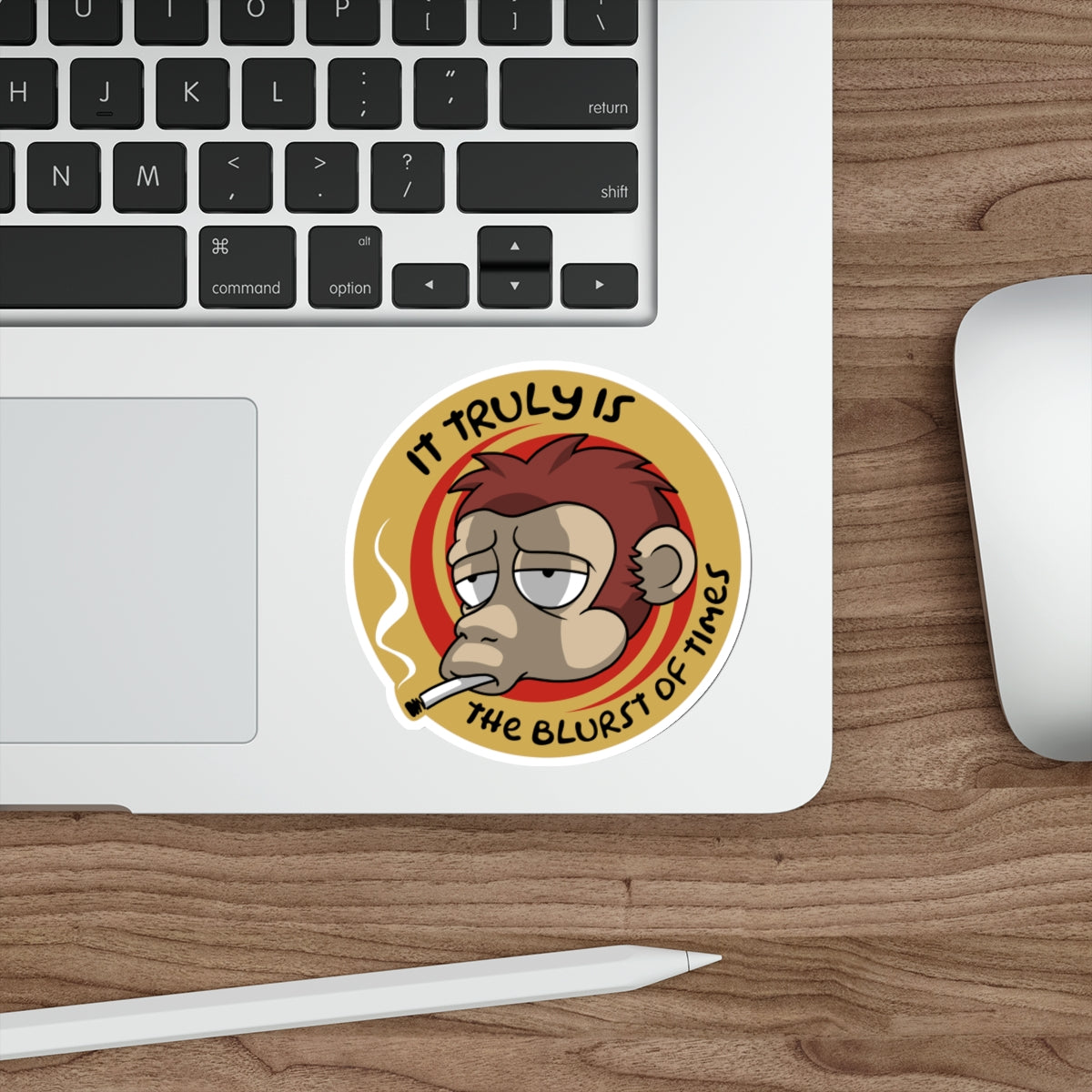 Blurst of Times vinyl sticker
