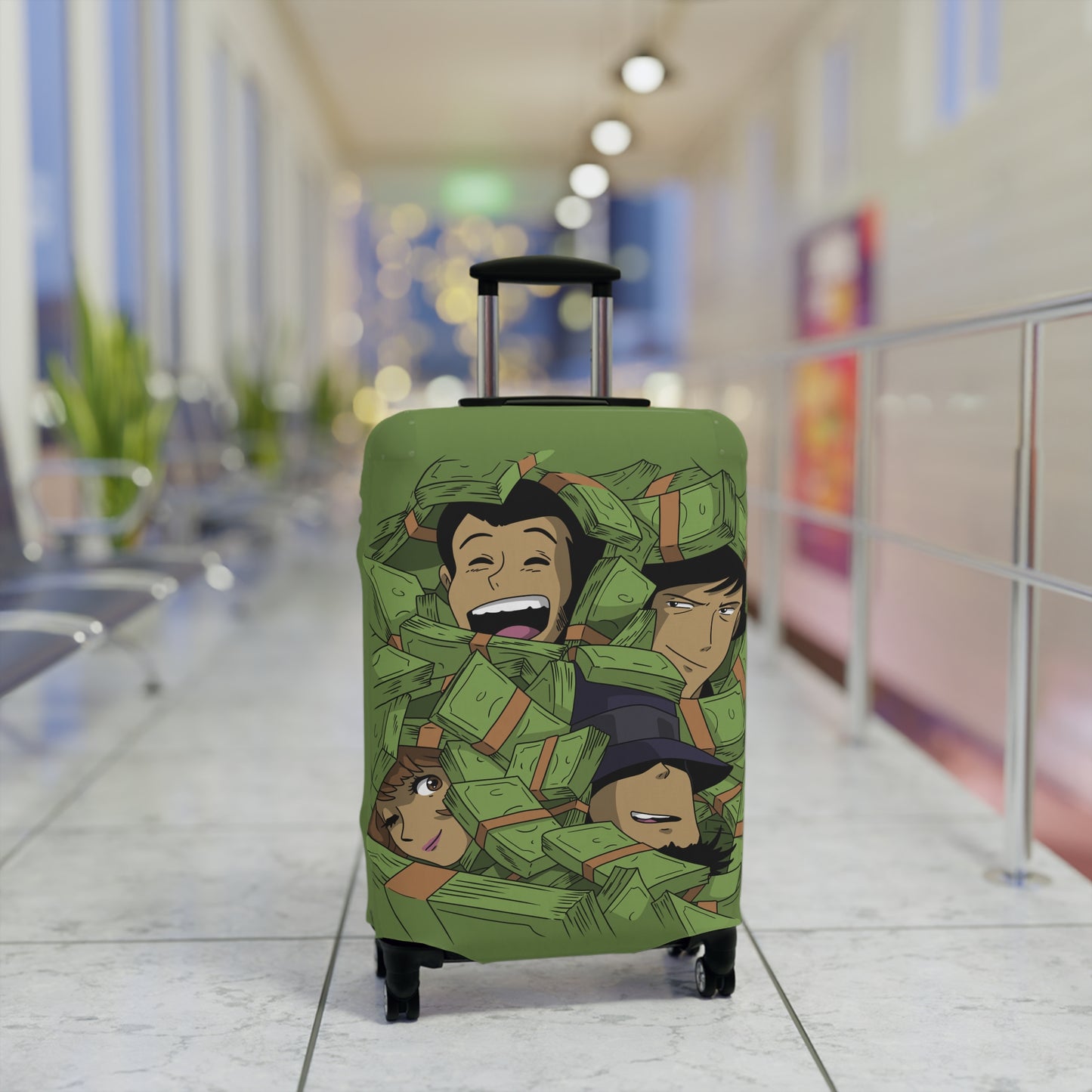 Buried In Cash luggage cover