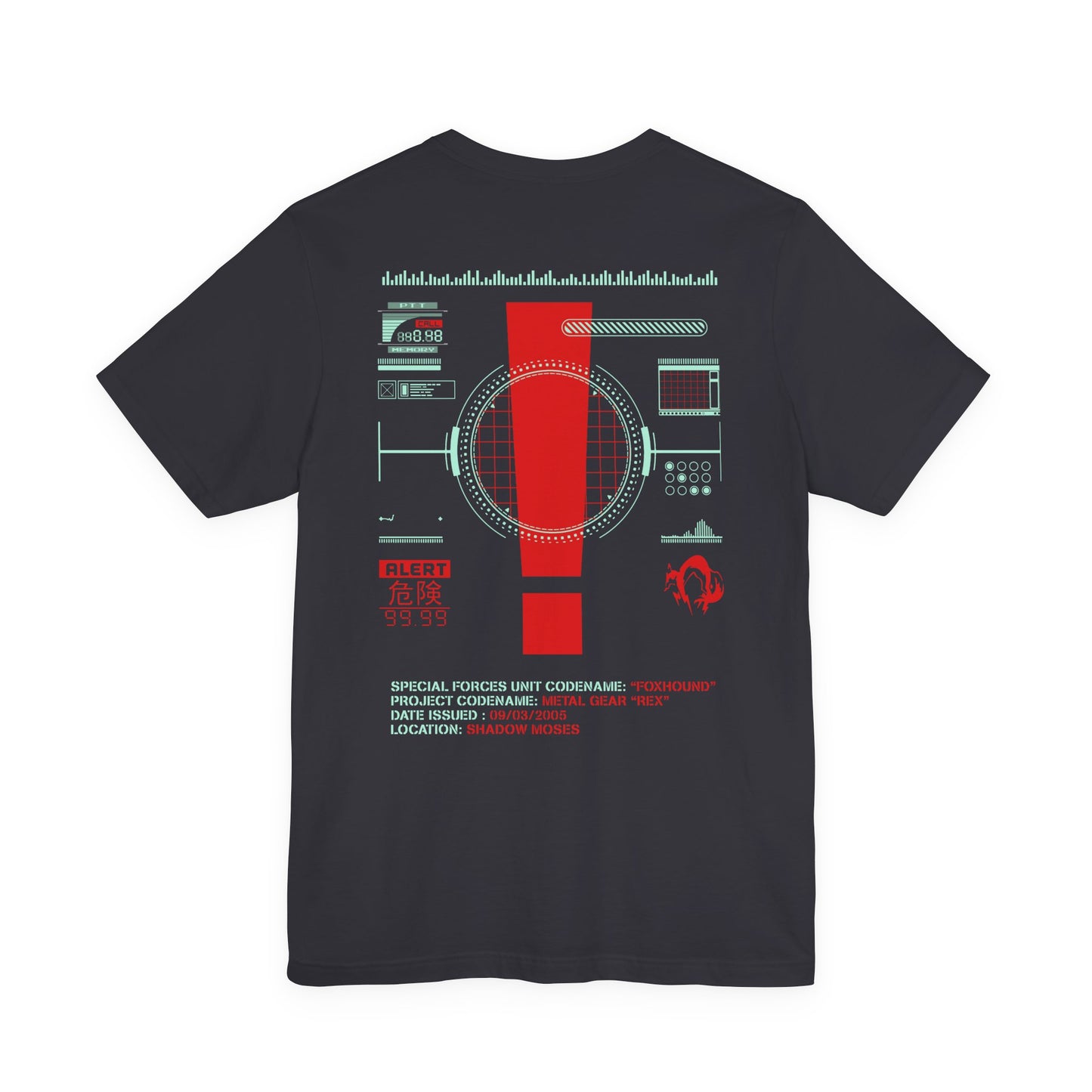 Covert Espionage Action double-sided t-shirt