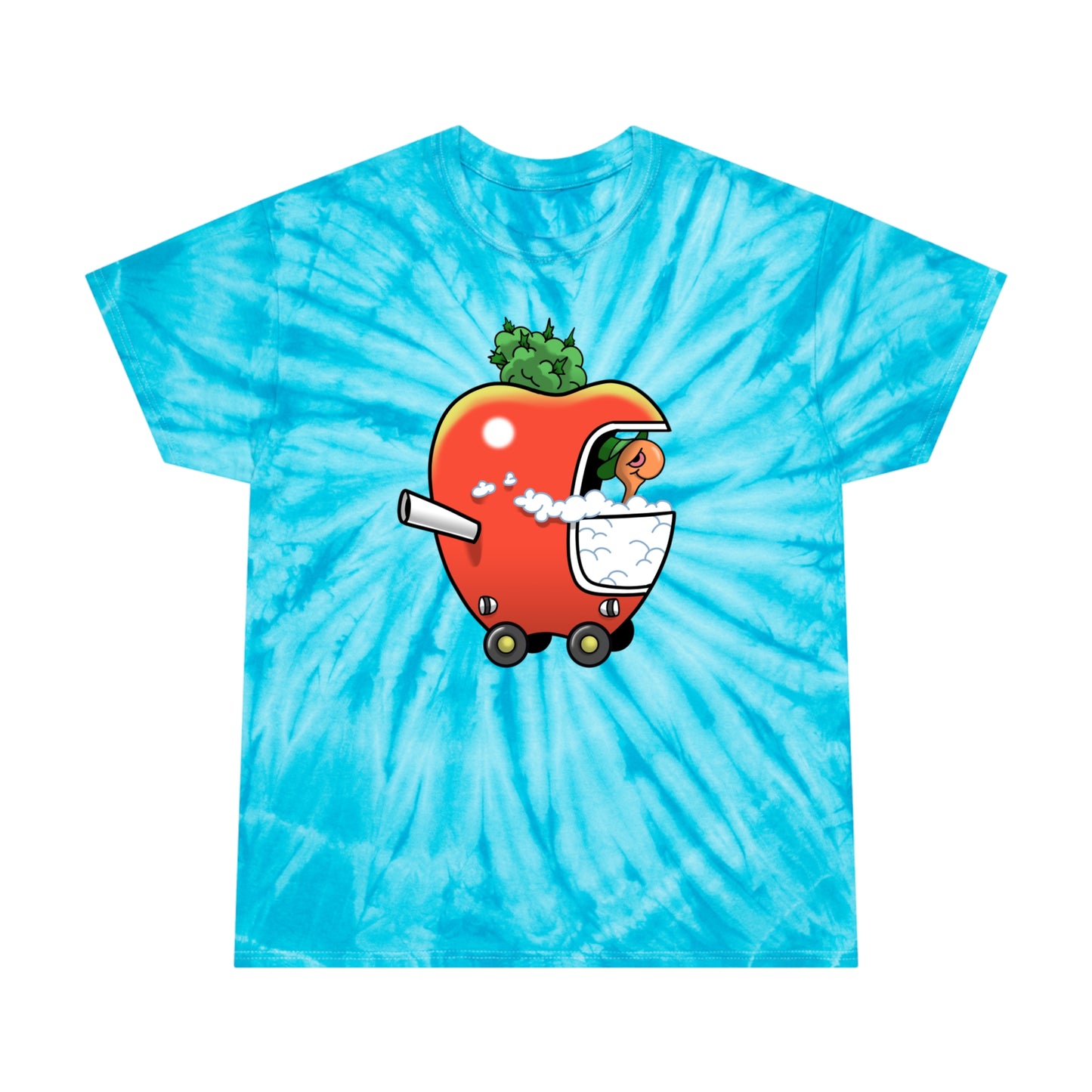 Smokey Worm tie-dye t-shirt