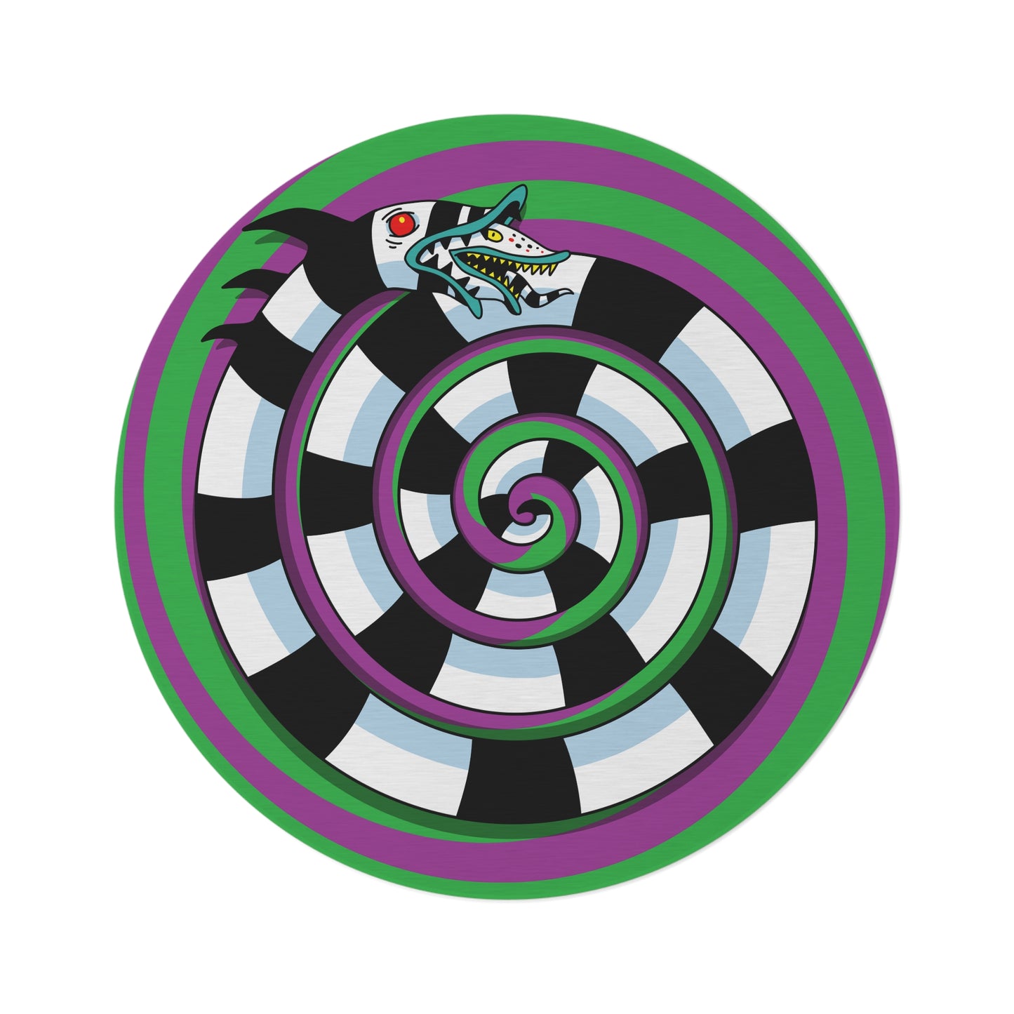 Sandworm round rug