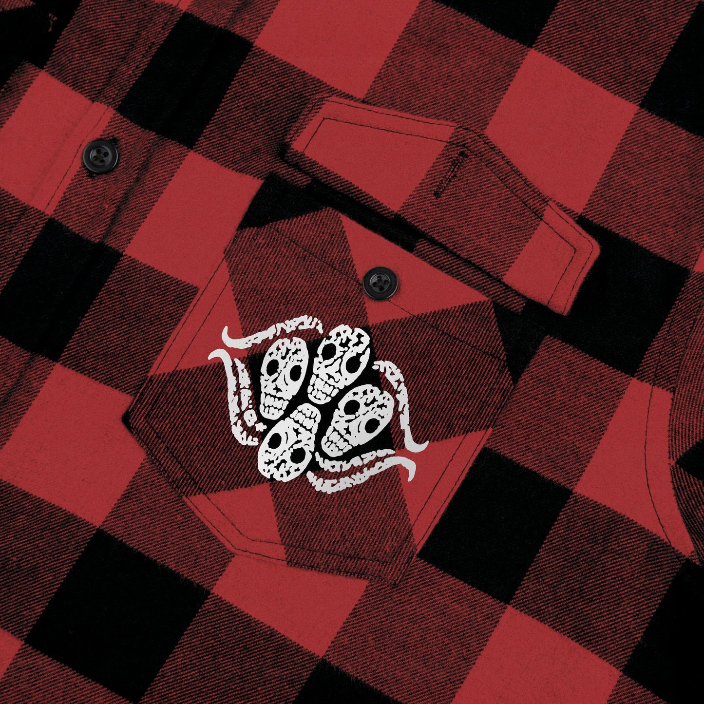Never Trust the Living flannel shirt