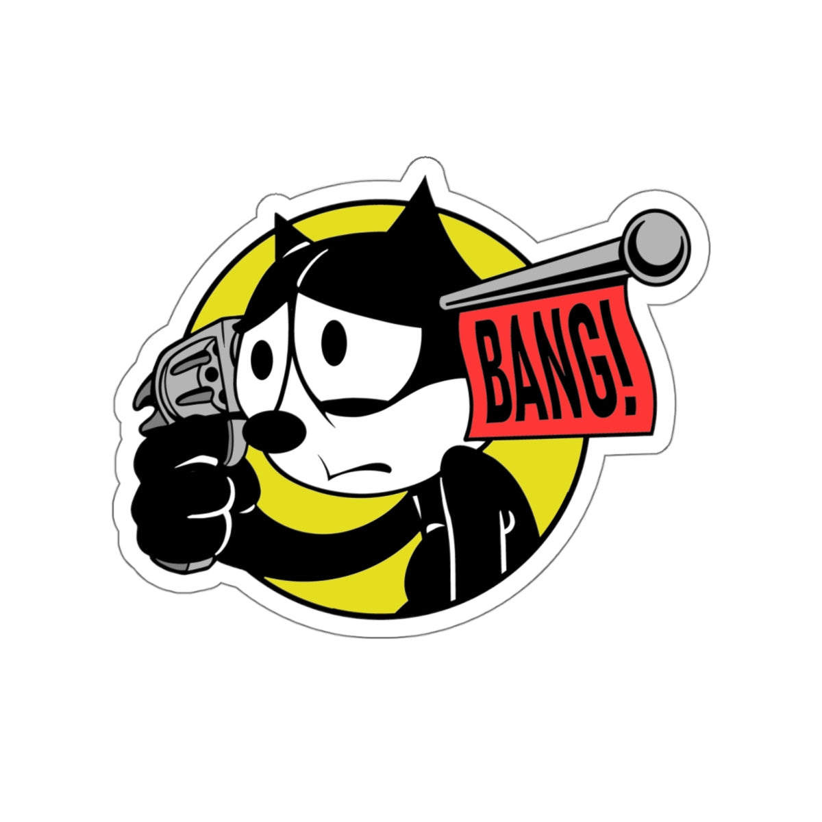 Jokes On Me vinyl sticker