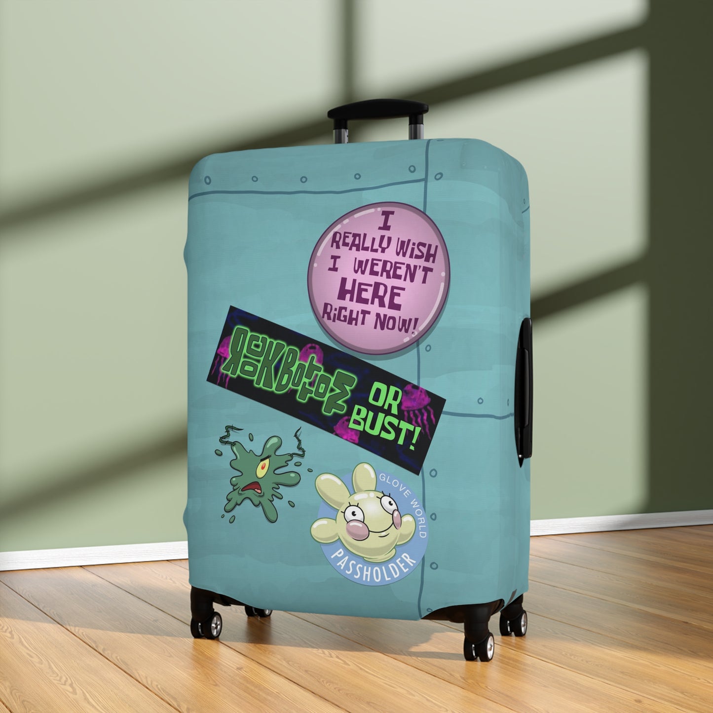 Bikini Bottom Traveler luggage cover