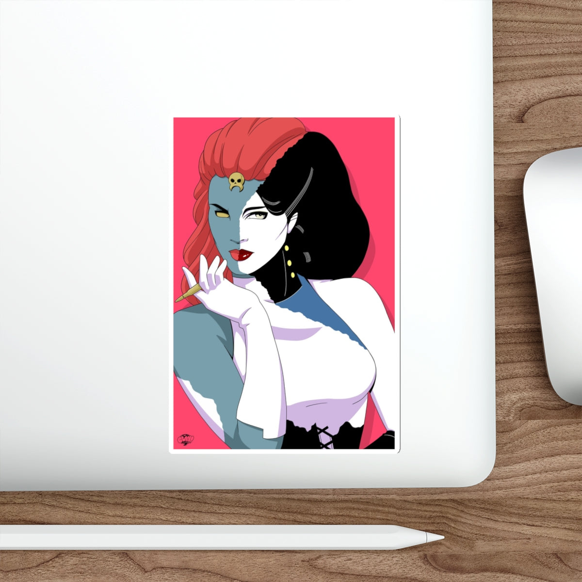 Shape Shiftin' vinyl sticker