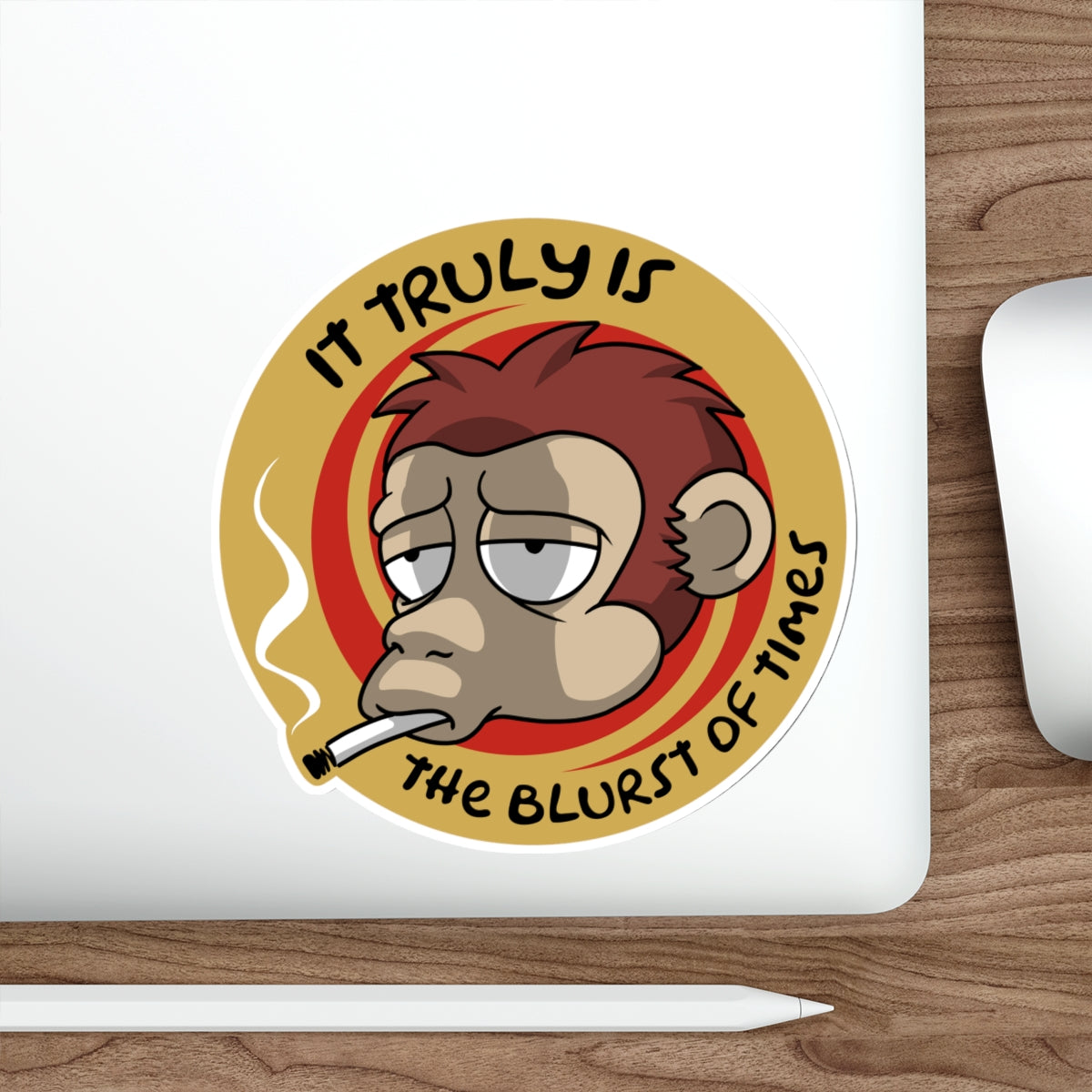Blurst of Times vinyl sticker