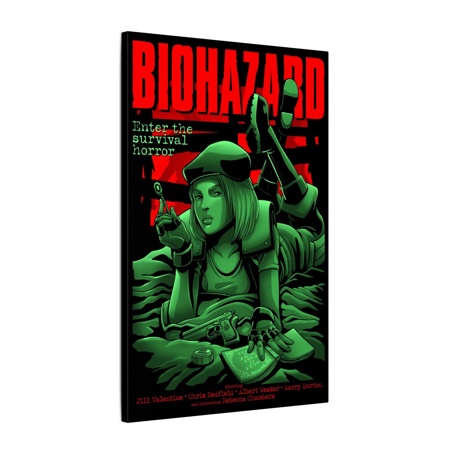 Resident Fiction DC VARIANT 16" x 24" canvas print