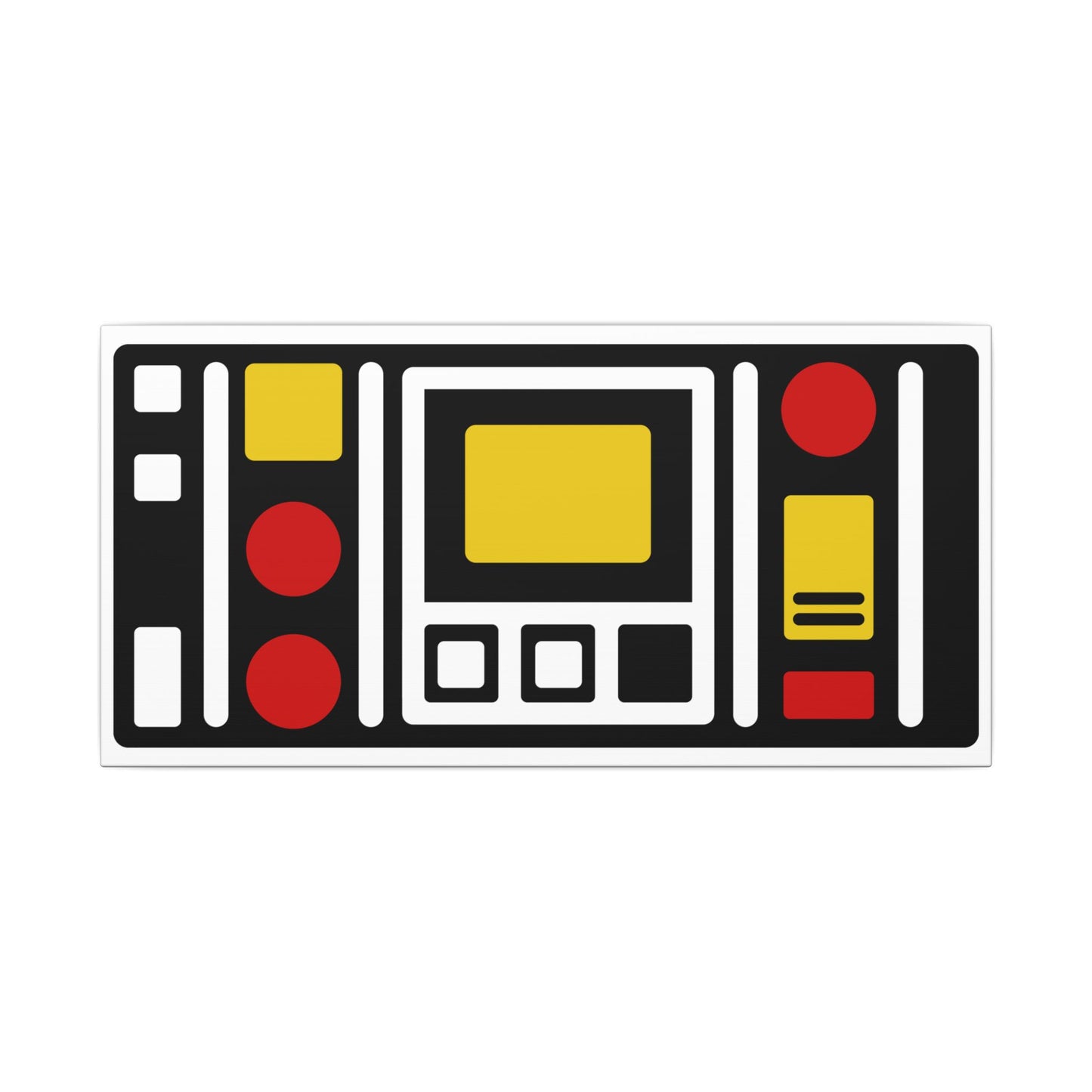 Block Control Panel canvas print