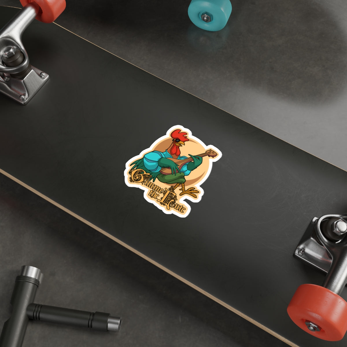 Gimme the Lute vinyl sticker