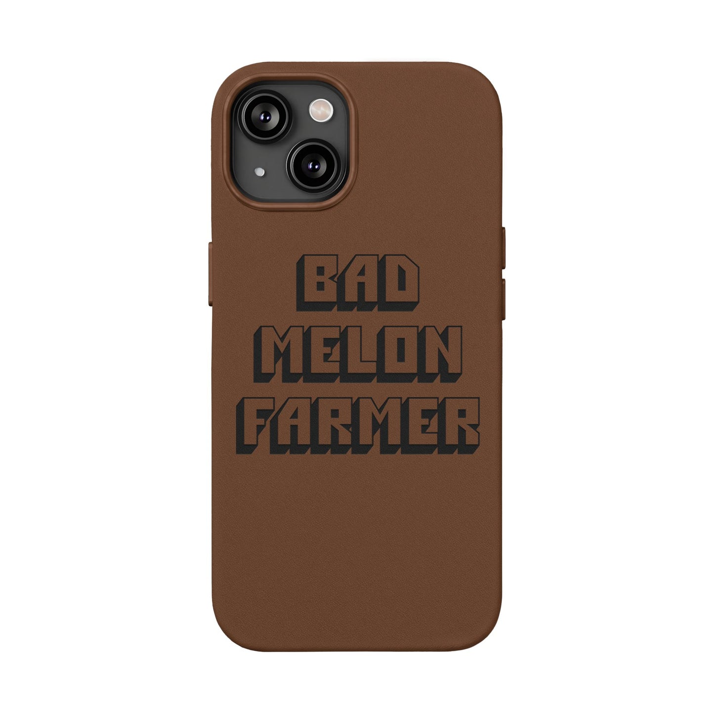 Bad Melon Farmer faux leather phone case