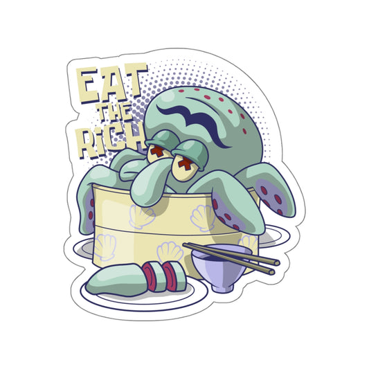 Eat the Rich vinyl sticker
