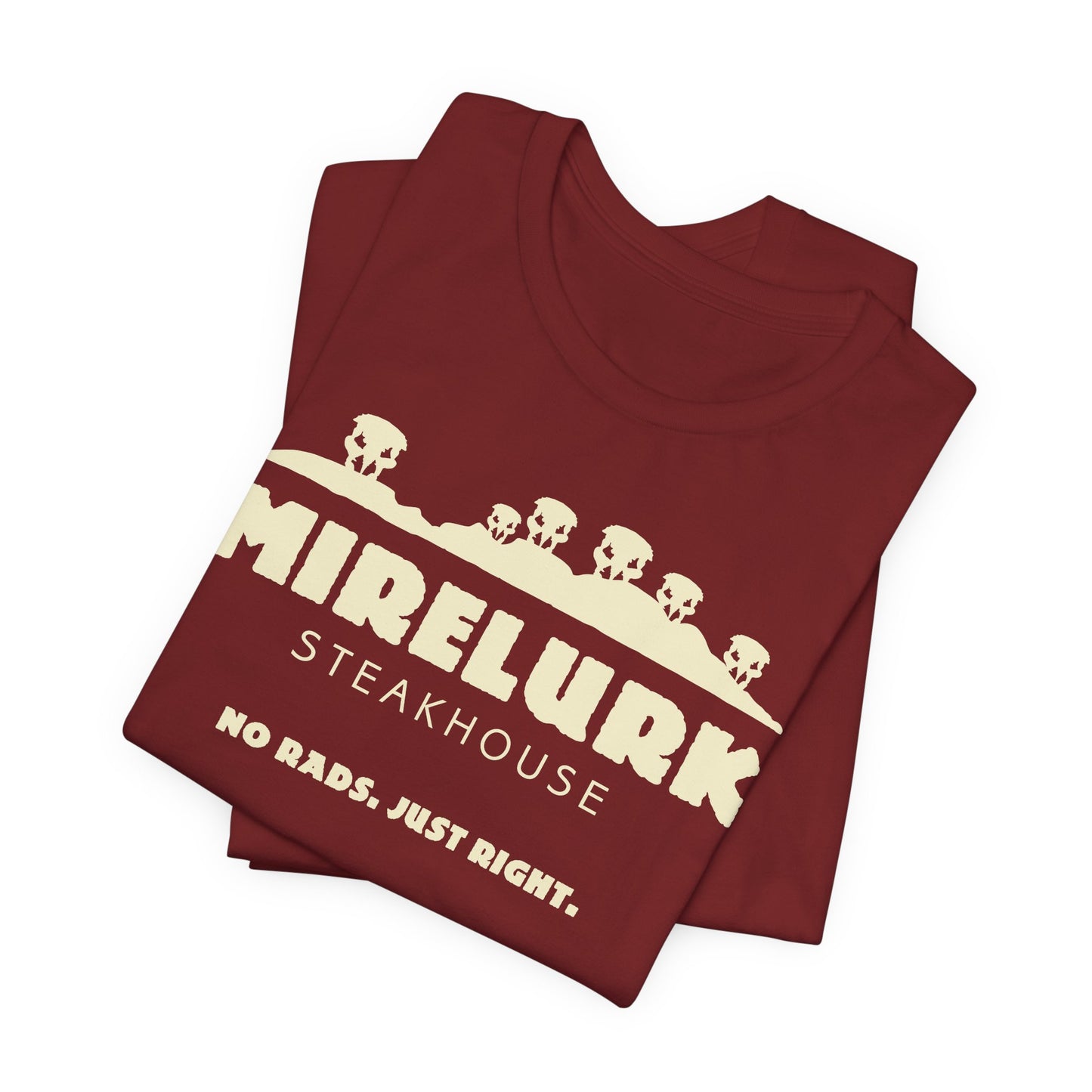 Wasteland Dining Mirelurk Steakhouse t-shirt