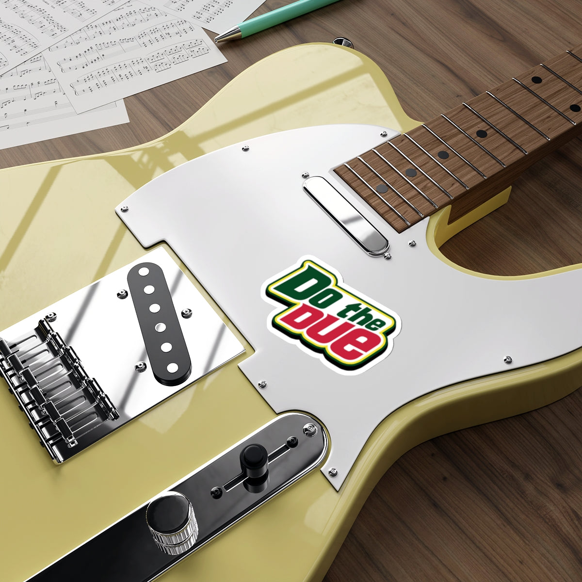 Do the Due vinyl sticker