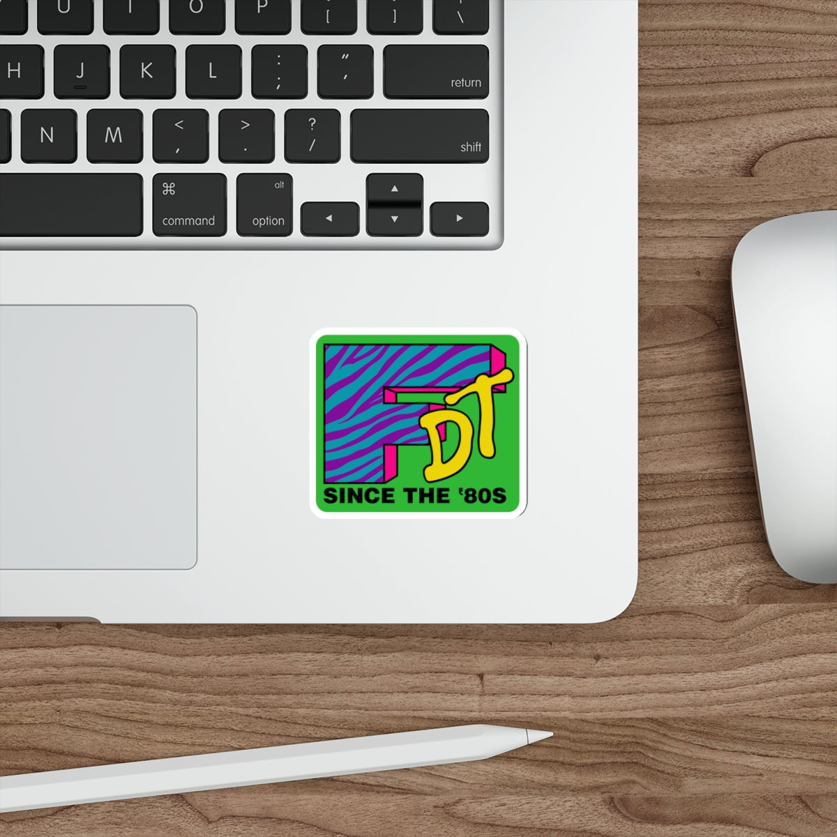 I Want My FDT Zebra vinyl sticker
