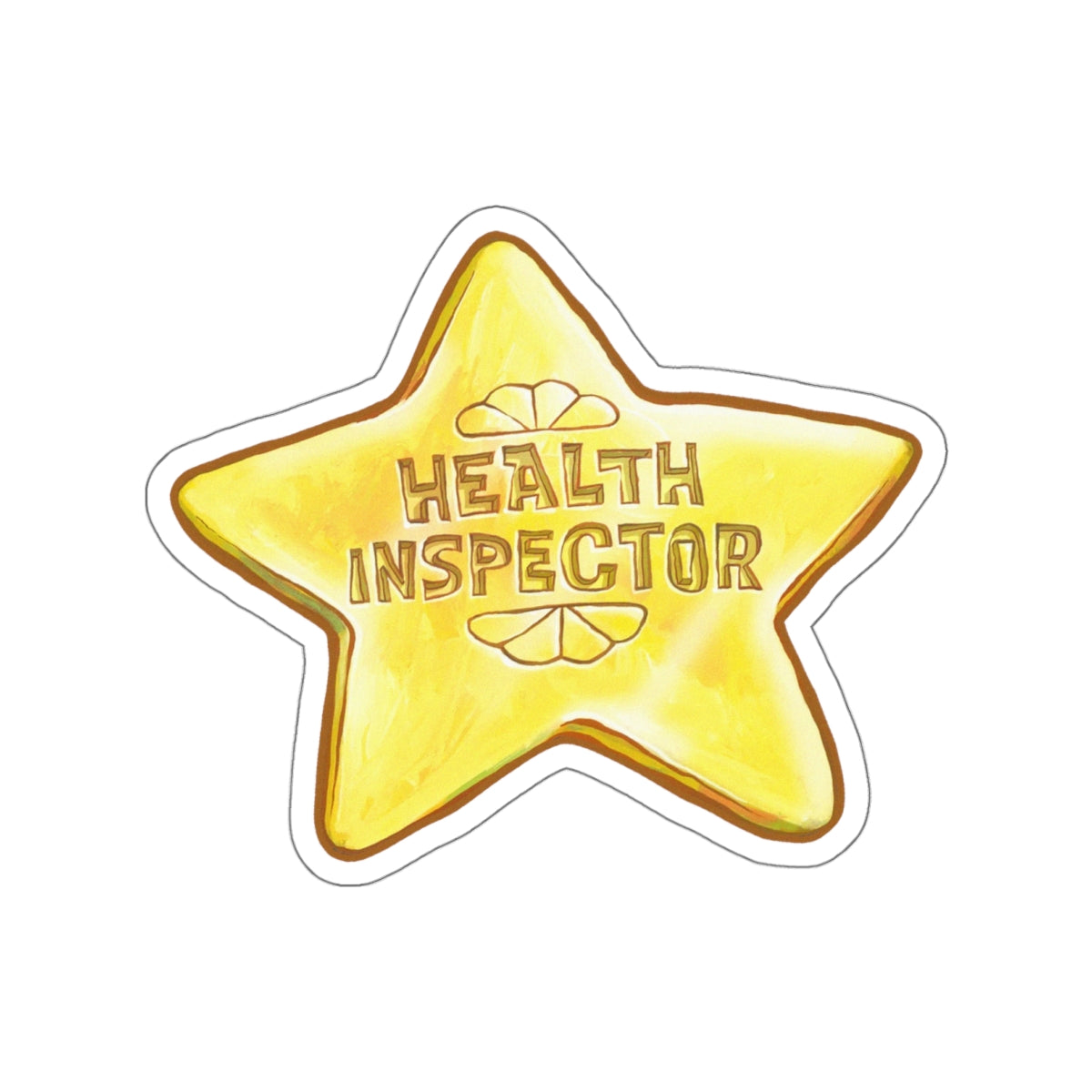 BB Health Inspector vinyl sticker