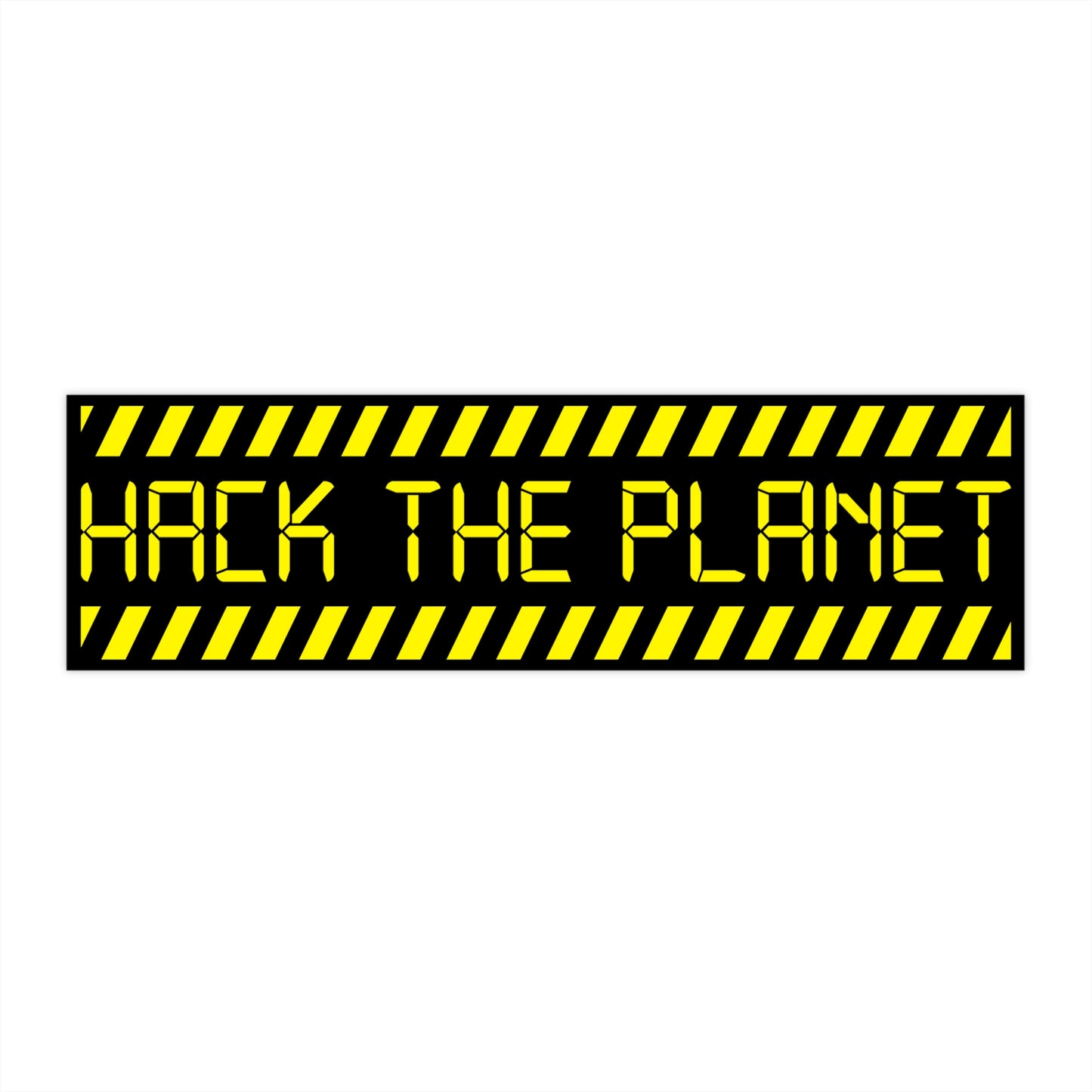 Hack the Planet bumper sticker