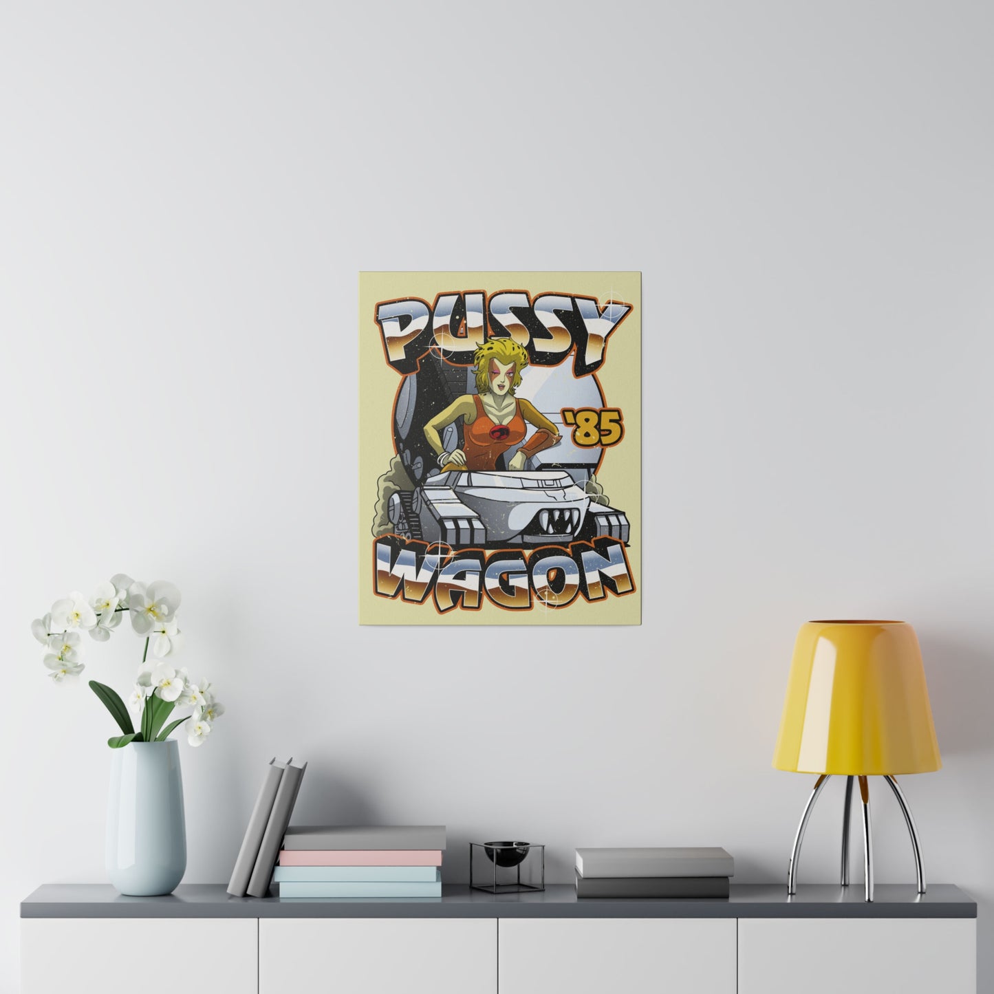 Pussy Wagon 16" x 20" canvas print