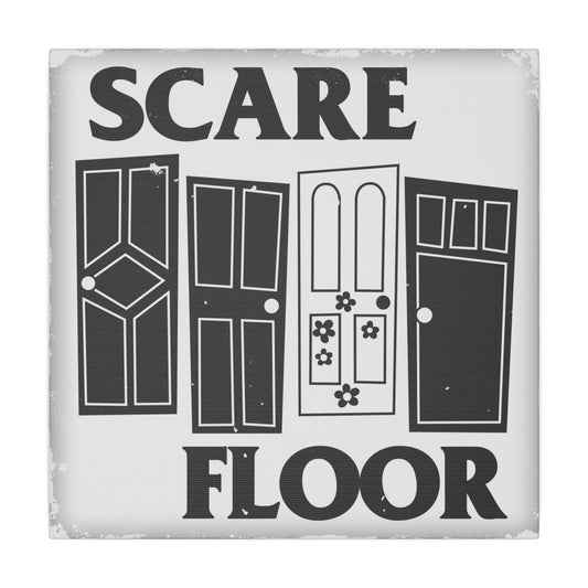 Scare Floor 12" X 12" canvas print