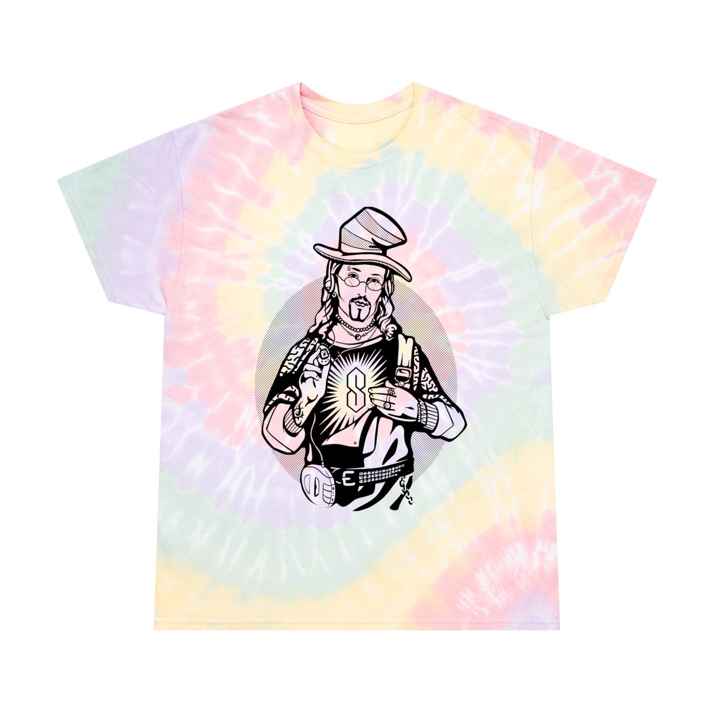 Jesus Is All That and a Bag of Chips tie-dye t-shirt