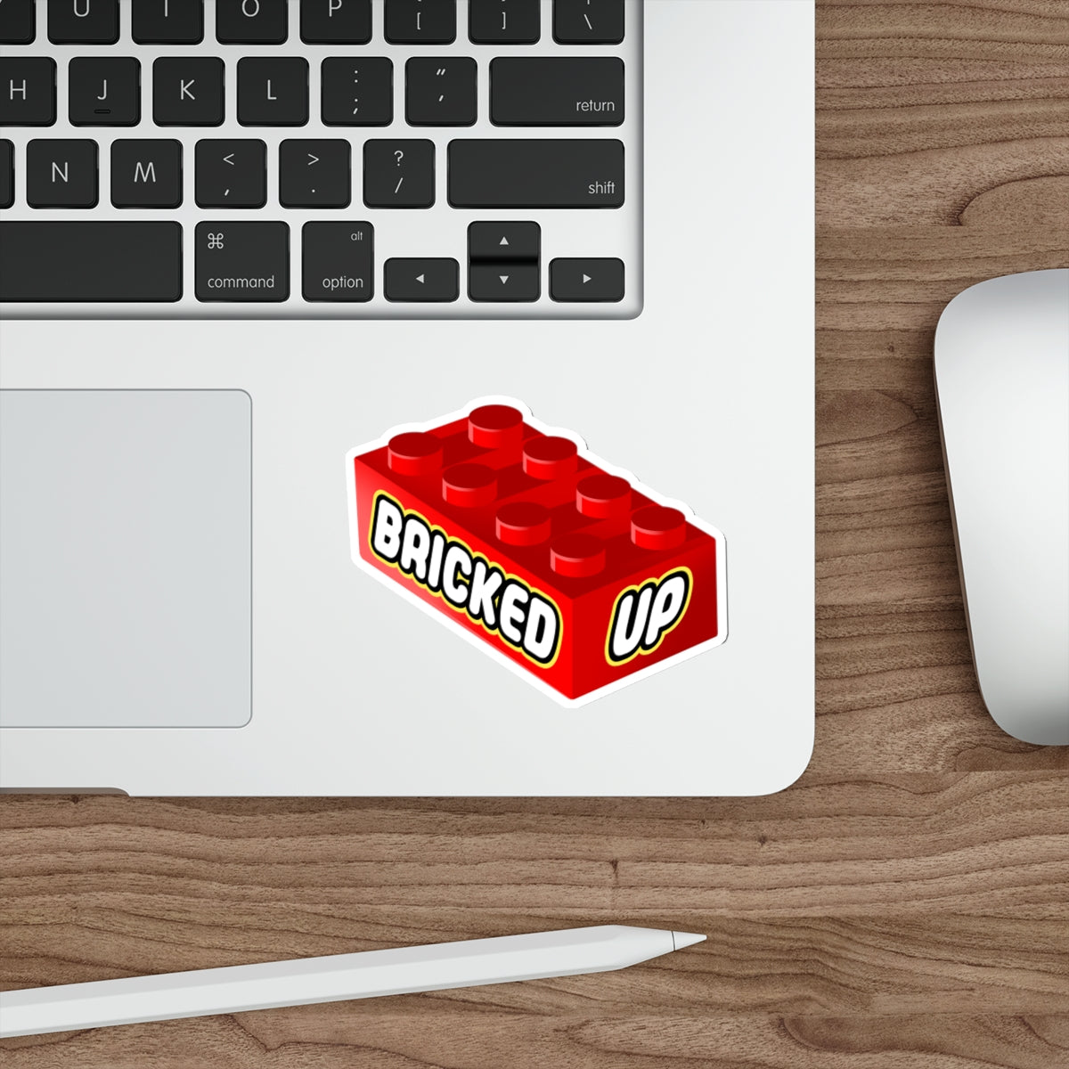 Bricked Up vinyl sticker