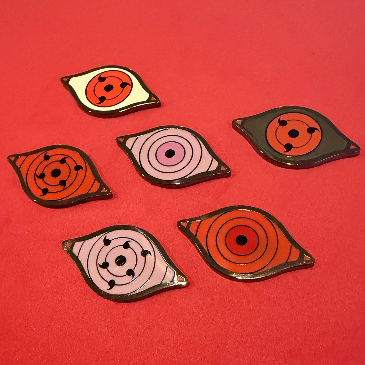 Dōjutsu Eye 1.25" hard enamel pin