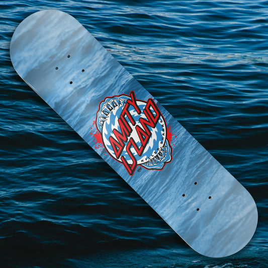 Amity Island Killer Sharks skate deck