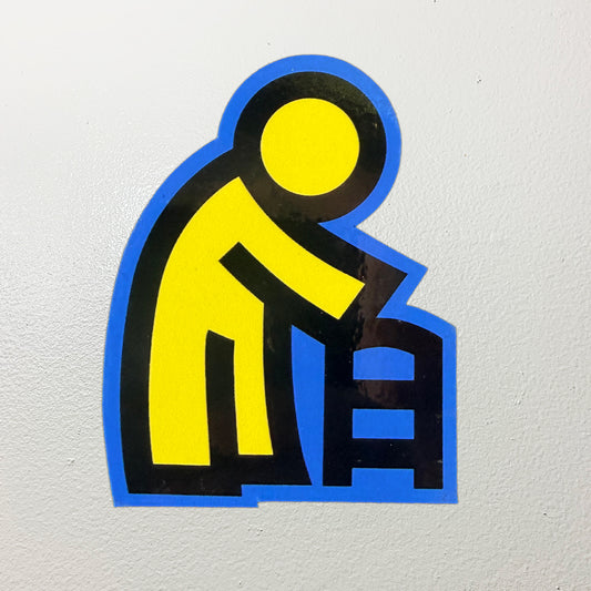 AOLdtimer vinyl sticker