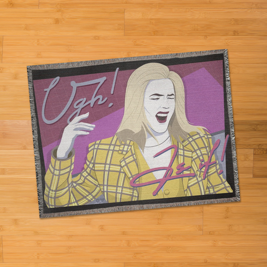 Retro As If 80" x 60" Woven Blanket