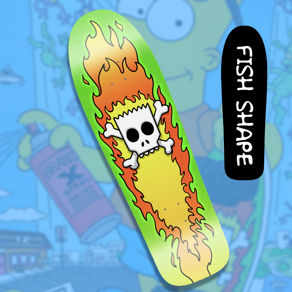 Bart Or Die skate deck