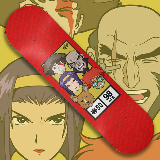 Newsstand Cowboys skate deck