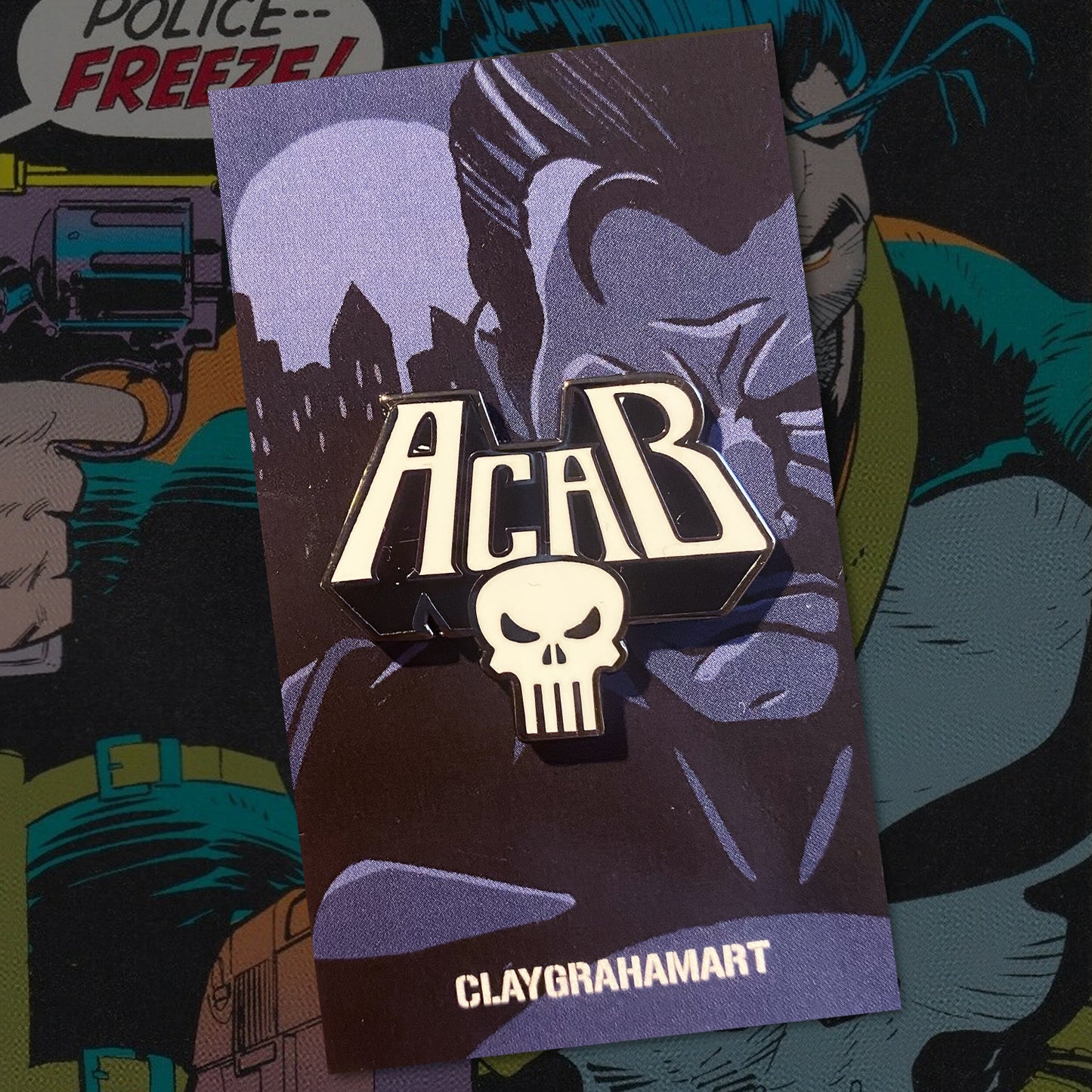 Archaic Corrupt And Broken 1.5" Hard Enamel Pin