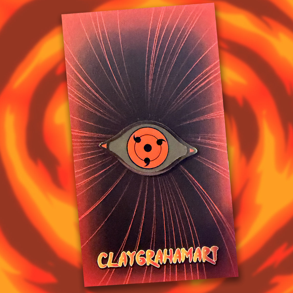 Dōjutsu Eye 1.25" hard enamel pin