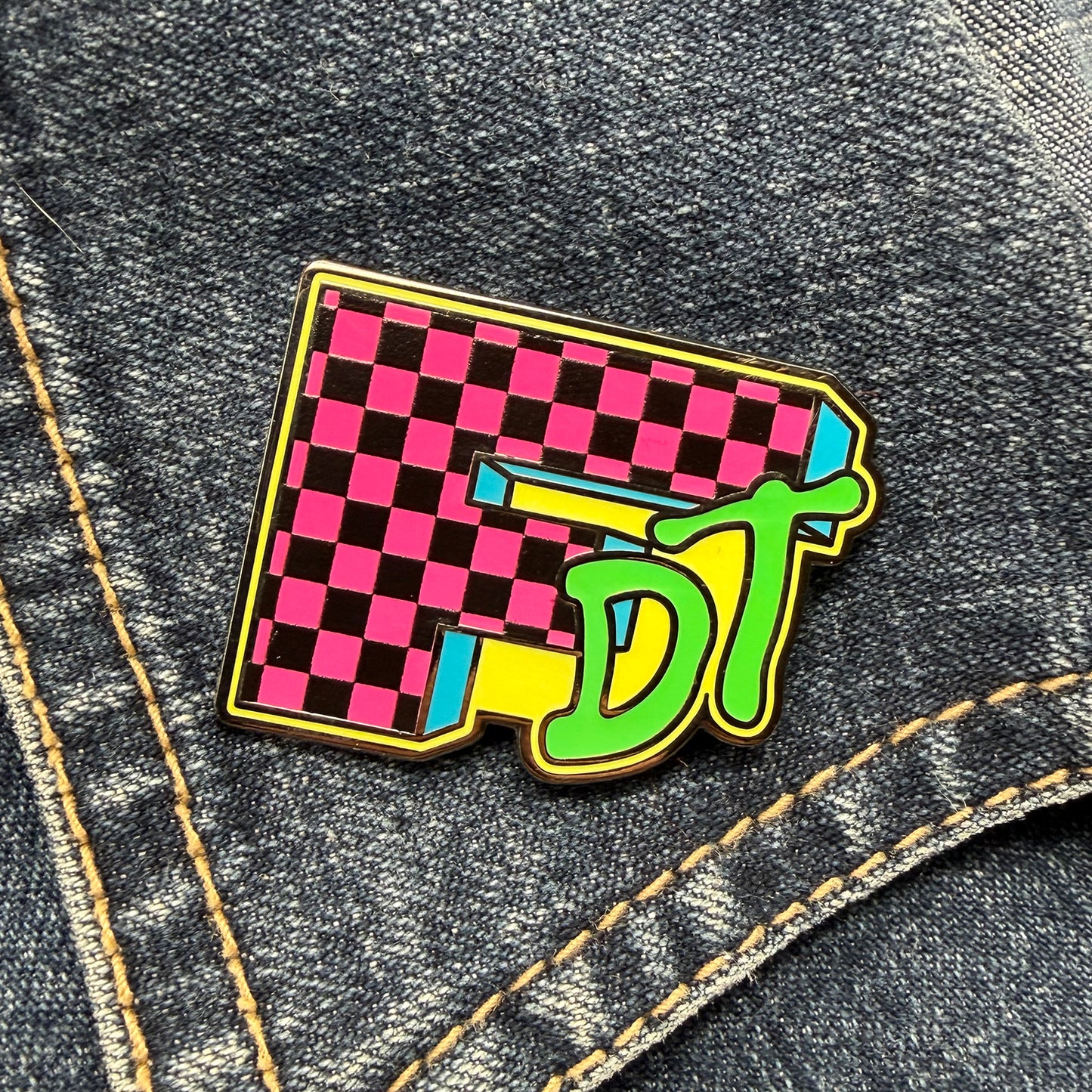 I Want My FDT 1.5" hard enamel pin