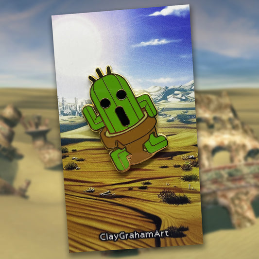 Baby Cactaur 1.5" hard enamel pin