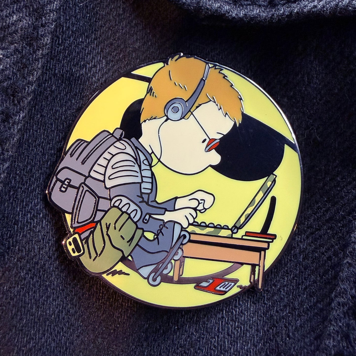 Hack the Peanuts 1.75" Hard Enamel Pin