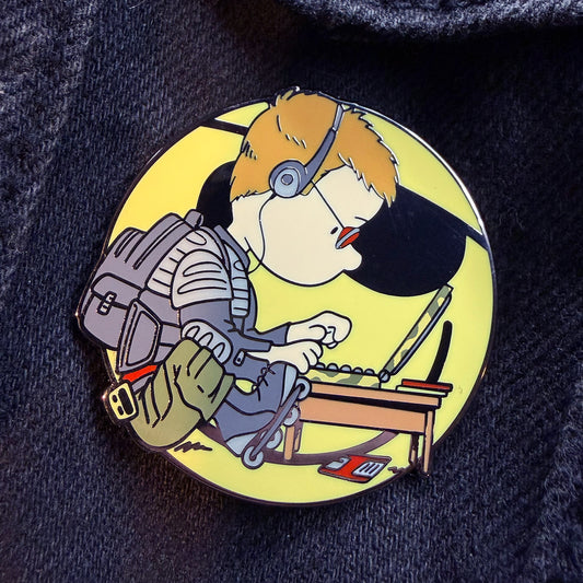 Hack the Peanuts 1.75" Hard Enamel Pin