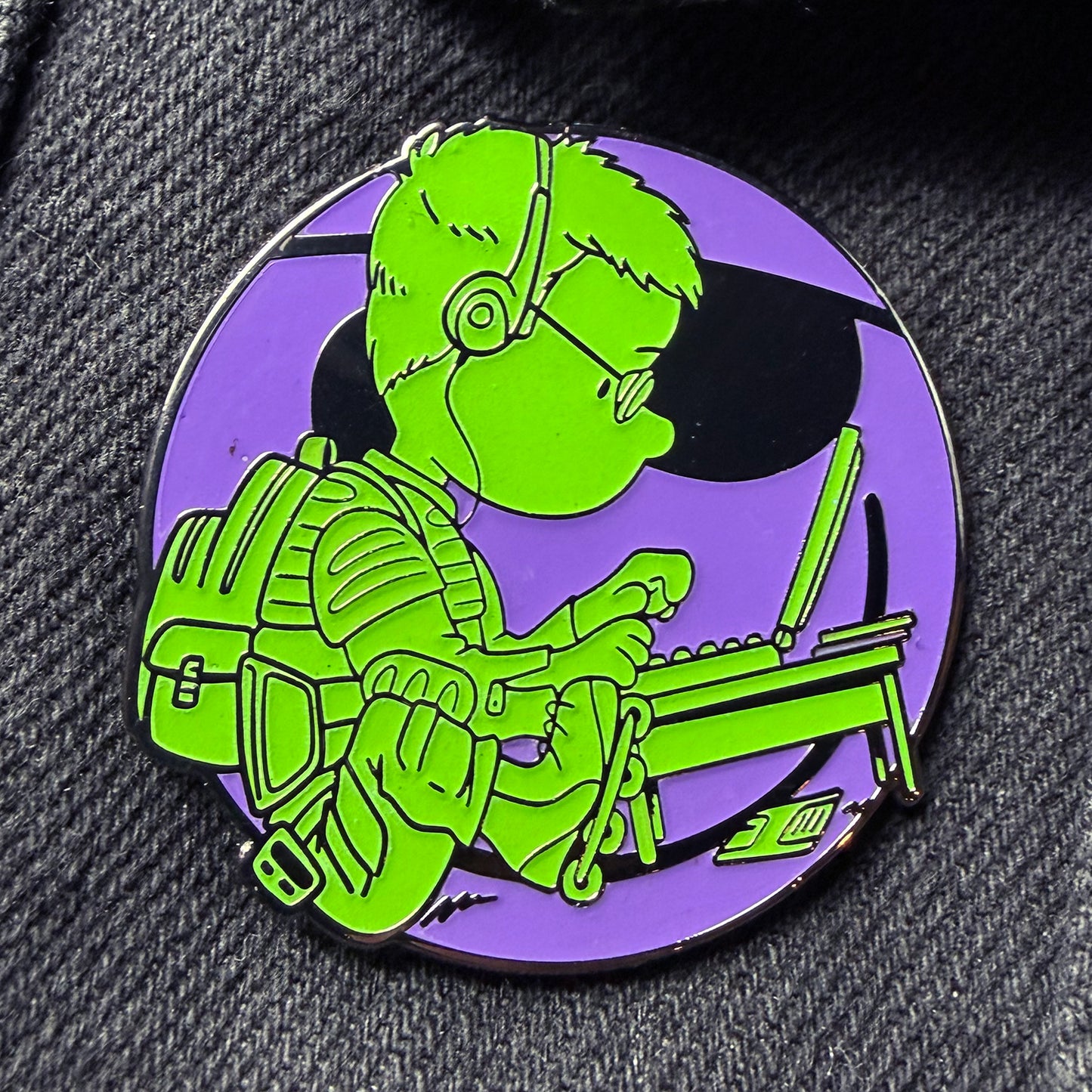 Hack the Peanuts 1.75" Hard Enamel Pin